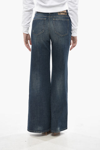 Wide Jeans 1978 D-AKEMI with Exposed Seams 32cm L32