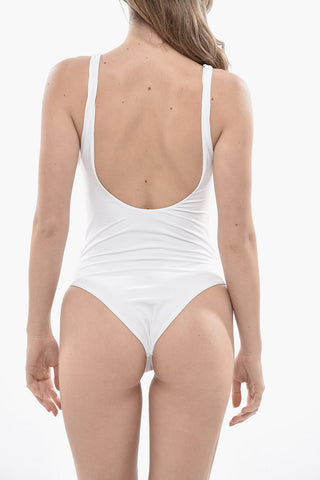 Einteiliger Badeanzug mit Cut-Out-Details