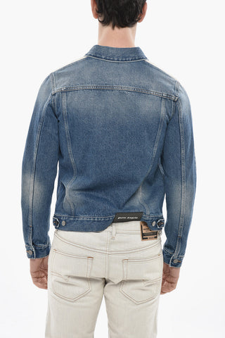 Denim Jacket With Track Detail