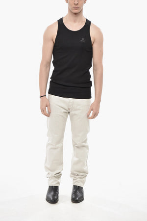 Ribbed Stretch Cotton Tank Top T-LIFTYNEW OUT
