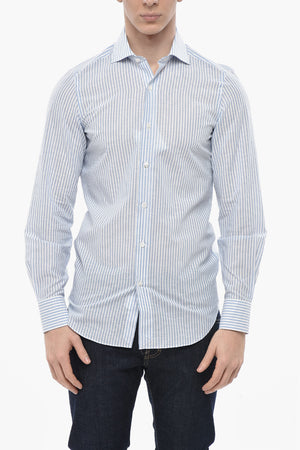 Two-Tone Striped Shirt MILANO ZANTE with French Collar