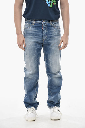 Jeans 642 Effetto Vernice con Patch in Rafia 20cm