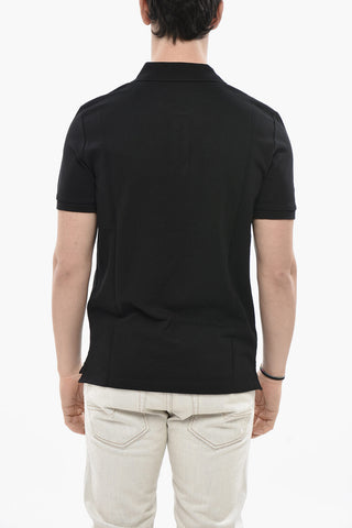 Poloshirt in Uni T-SMITH-DIV-NEW mit kontrastierendem Logo
