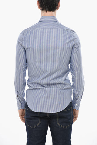 Striped Shirt with French Collar