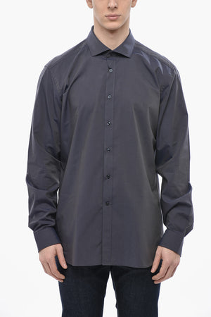CC COLLECTION Cotton Poplin Shirt With French Collar