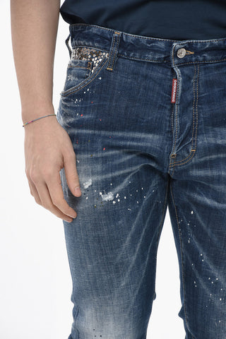 Jeans COOL GUY Vintage-Effekt mit Nieten 16cm