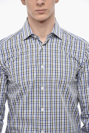 Slim-Fit Kariertes Hemd