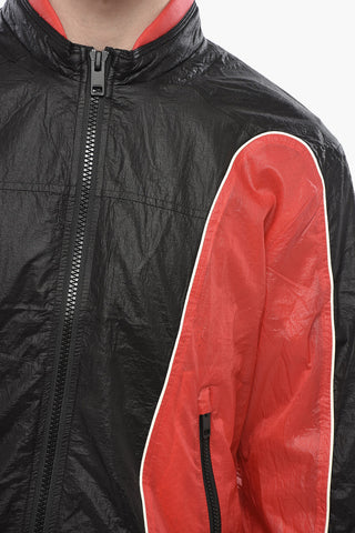 Nylon Jacket J-BLINKID-A with Contrast Details