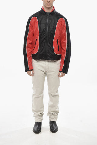 Nylon Jacket J-BLINKID-A with Contrast Details