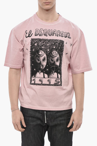 T-Shirt mit Rundhalsausschnitt im Loose Fit mit grafischem Print