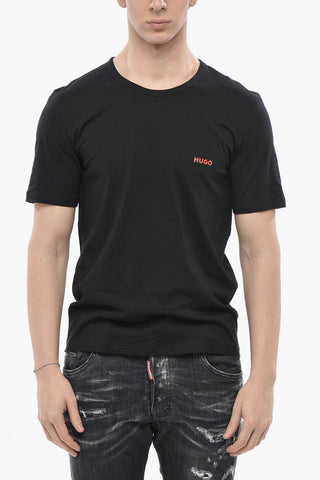 T-Shirt-Set mit Rundhalsausschnitt aus Baumwolle