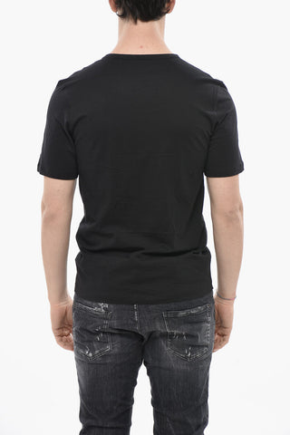 T-Shirt-Set mit Rundhalsausschnitt aus Baumwolle