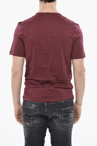 T-Shirt-Set mit Rundhalsausschnitt aus Baumwolle