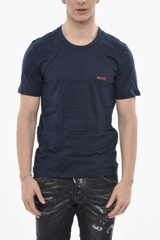 T-Shirt-Set mit Rundhalsausschnitt aus Baumwolle