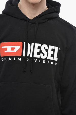 Hoodie Sweatshirt S-GINN Solid-Color with Monogram Embroidery