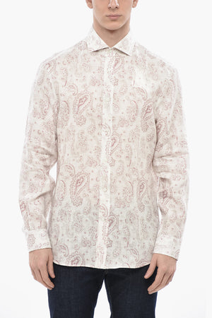 Pure Linen Paisley Shirt