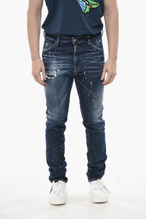 Jeans COOL GUY 빈티지 효과 페인트 디테일 16cm