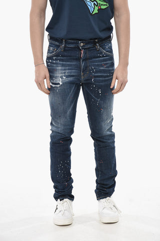 Jeans COOL GUY 빈티지 효과 페인트 디테일 16cm