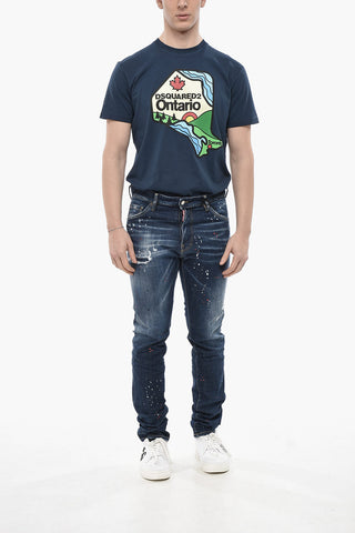 Jeans COOL GUY 빈티지 효과 페인트 디테일 16cm