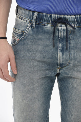JOGG JEANS 스트레치 데님 반바지 KROOLEY-NE 허리 밴딩