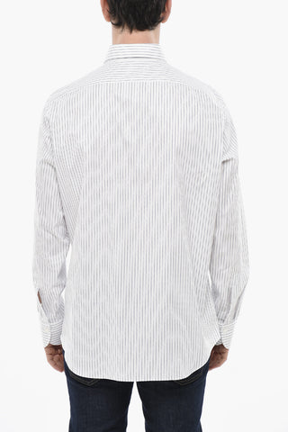 Two-Tone Striped Shirt MILANO ZANTE with French Collar