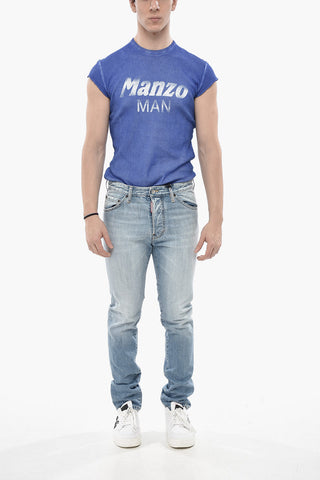 Jeans Cool Guy Fit aus Denim, heller Waschung, 16cm