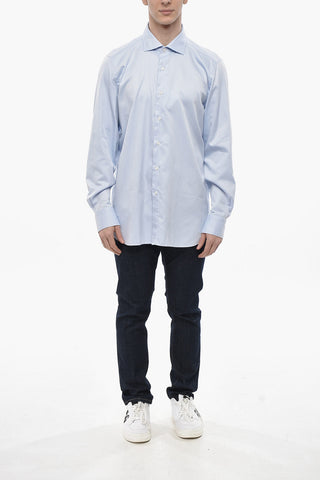 Hemd ZANTE mit Hairline-Streifen und französischem Kragen