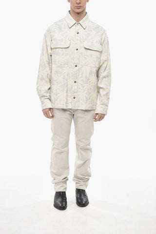Overshirt aus Baumwollstoff ALL-OVER PALM