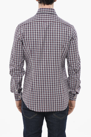 ID Karomustertes Hemd mit Französischem Kragen