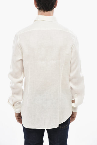 ID Linen Shirt with French Collar