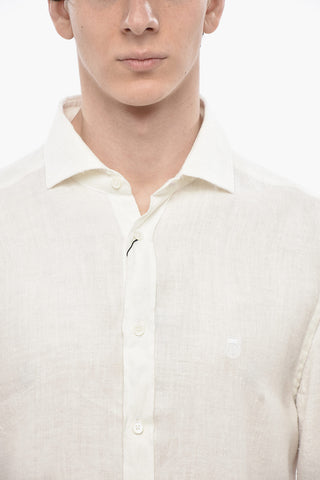 ID Leinenhemd mit französischem Kragen