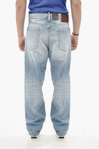 Jeans Straight Leg LOOSE with Silver Buttons 22cm