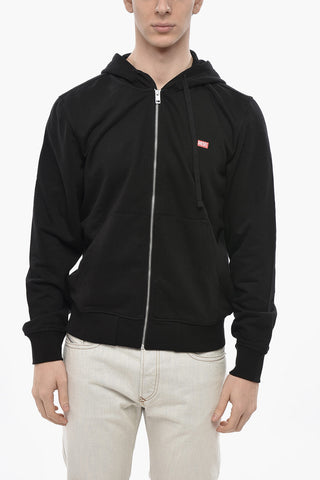 Solid Hoodie S-GINN With Monogram Embroidery