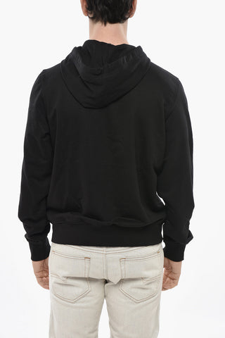 Solid Hoodie S-GINN With Monogram Embroidery