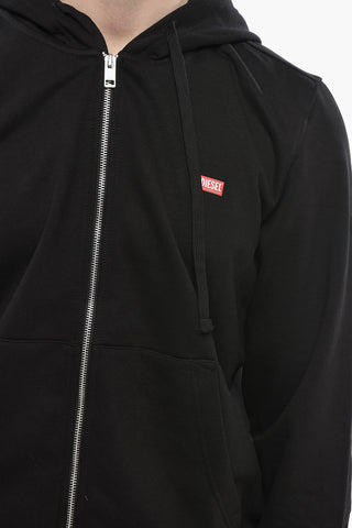 Solid Hoodie S-GINN With Monogram Embroidery