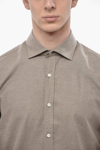 코튼 플란넬 셔츠 JOHN 프렌치 칼라