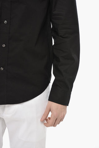 Cotton Poplin Shirt S-BEN-CL Solid-Color