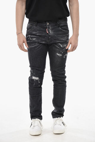Stretch Denim Jeans SKATER Vintage Effect 16cm