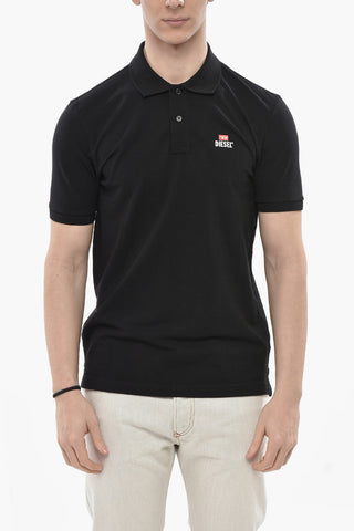 Solid Polo T-SMITH-DIV-NEW with Contrast Logo