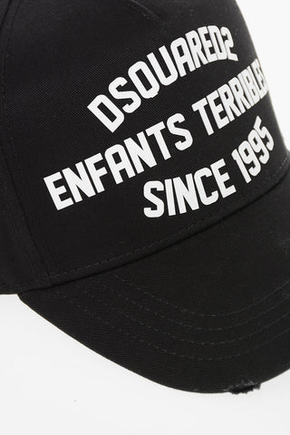 Baseballmütze aus Baumwollgabardine ENFANTS TERRIBLES mit geprägtem Logo