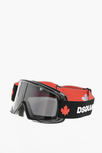 Skibrille mit elastischem Logoband