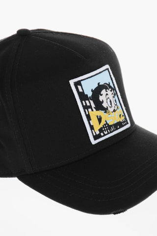 BETTY BOOP 빈티지 베이스볼캡 자수 패치