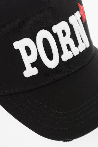 코튼 가바딘 베이스볼 캡 ROCCO 입체 자수