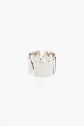 ICON Anello in Ottone con Logo in Lettering