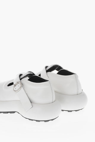 Mary Janes Aus Leder Mit Chunky-Sohle