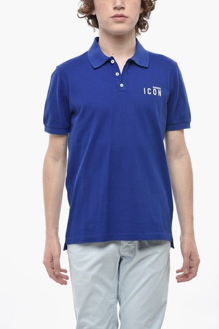 ICON Polo aus Piqué-Baumwolle mit aufgedrucktem Logo