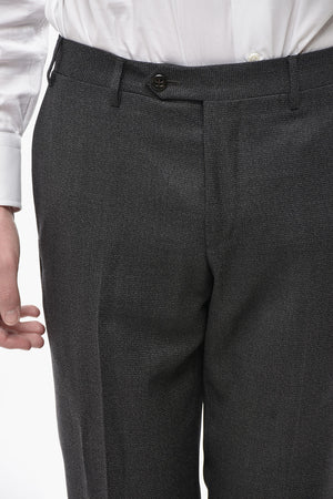 Virgin Wool Trousers ACADEMY with Hidden Closure