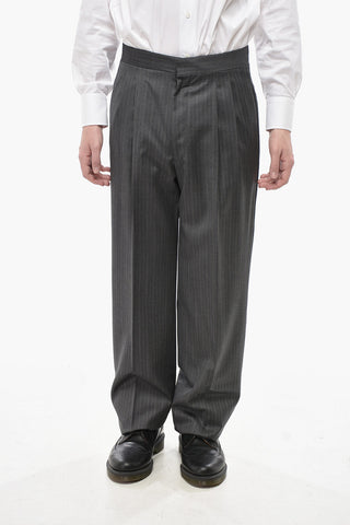 Tight CERIM.MASTER in Lana Vergine Uno Spacco Revers a Lancia