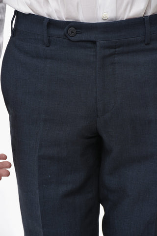 4-Taschen-Hose aus Leinenmischung mit Gürtelschlaufen