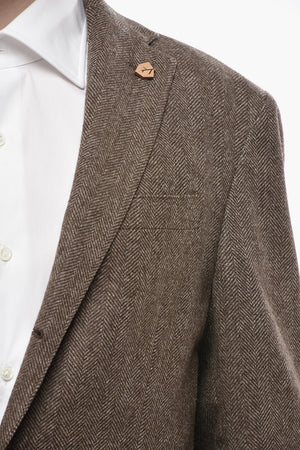 Blazer Sfoderato Motivo Herringbone